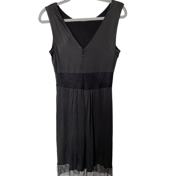 BCBG Maxazria Minette Dress Black Lace Sleeveless Medium - Picture 9 of 16